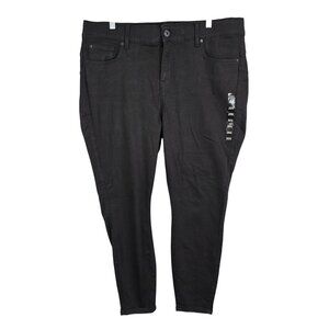 Womens Torrid Black Bombshell Skinny Premium Stretch Jeans Cotton Blend Size 20S